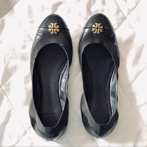 Tory Burch Jolie Black Flats